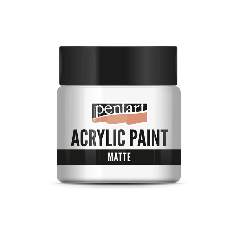 Matt akrylfärg Off White, 50 ml, Pentart Acrylic