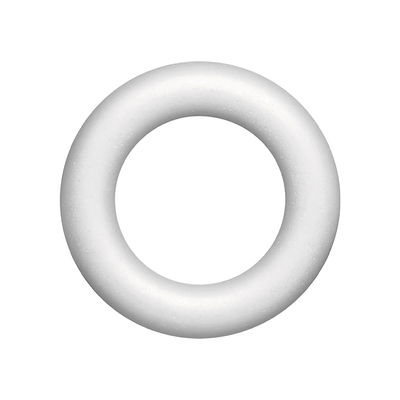 Frigolitring 12 cm, hobby och dekoration Vit frigolitring med diameter 12 cm, bas för hobby och dekoration.