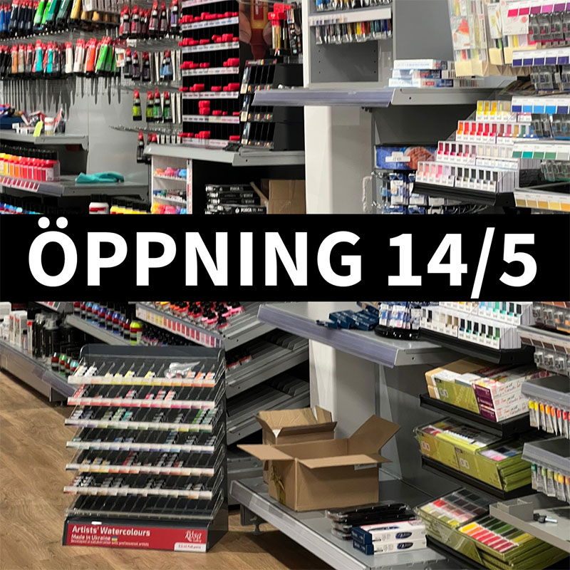 Uppdaterat öppningsdatum för butiken i Linköping - vi öppnar 14 maj!