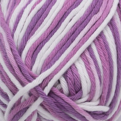 Sofia Ombré Lila/Vit 8/8 100% Bomullsgarn till både plagg och figurer