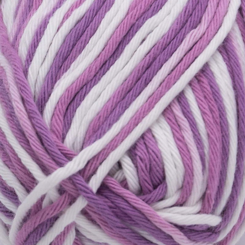 Sofia Ombré Lila/Vit 8/8 100% Bomullsgarn till både plagg och figurer