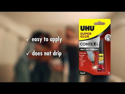 UHU Super Glue Control 3 g video med användningsområden