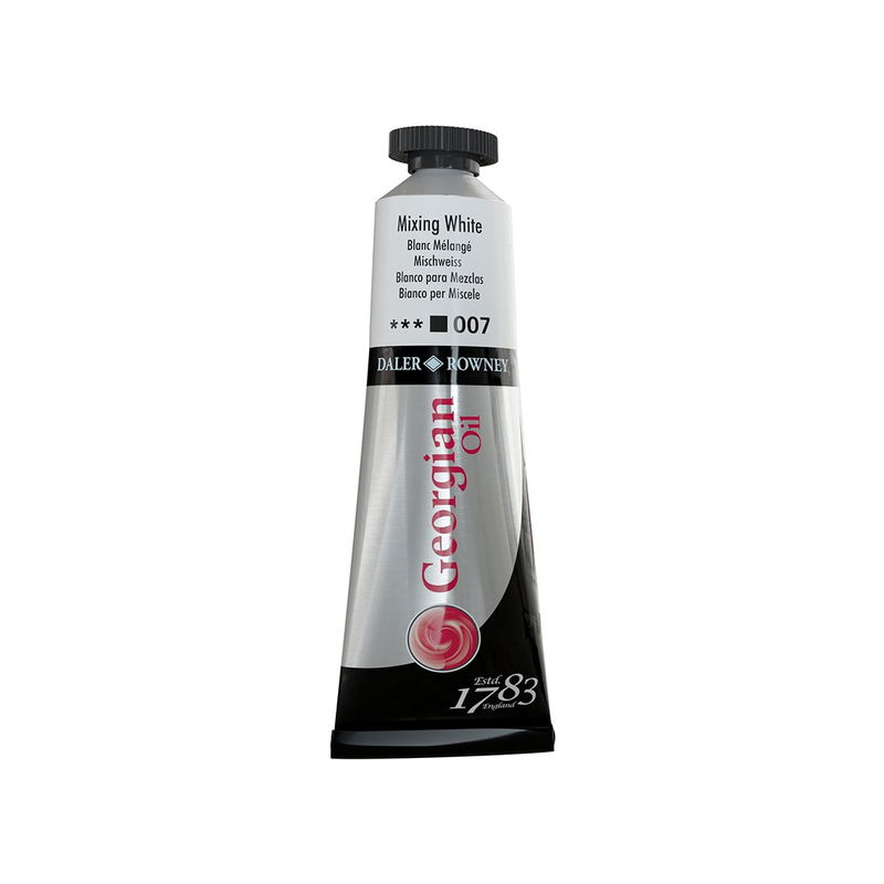 Georgian Traditional Oil Colour Mixing White 007 oljefärg 38 ml tub från Daler-Rowney