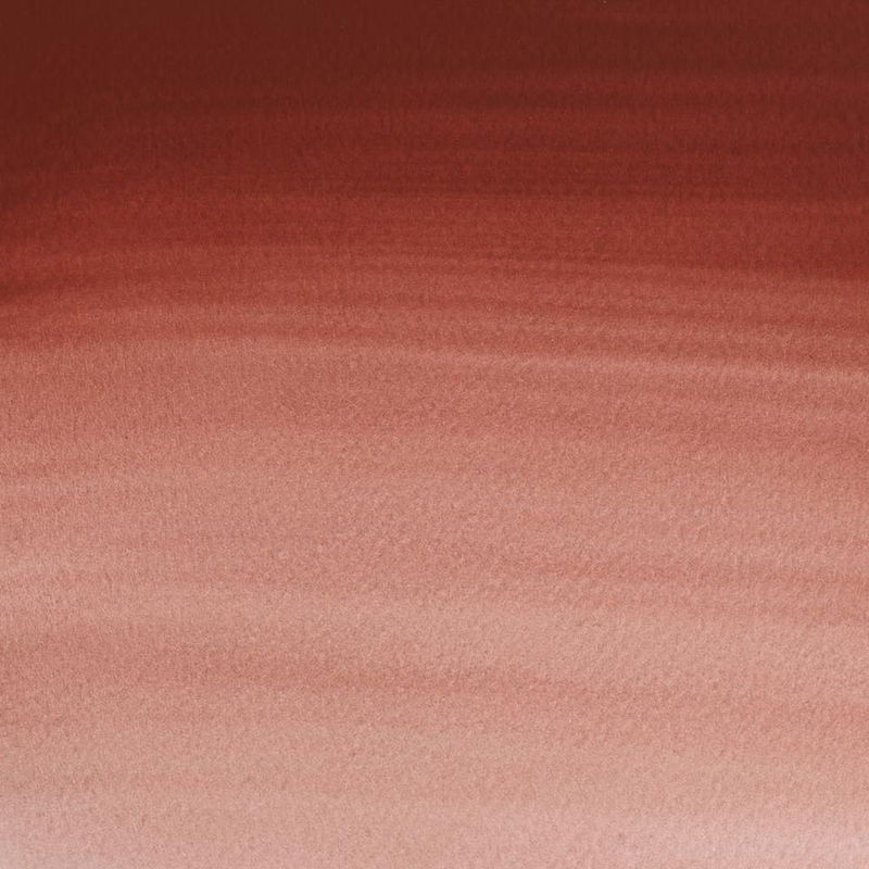 Färgprov (swatch) Cotman akvarellfärgIndian Red