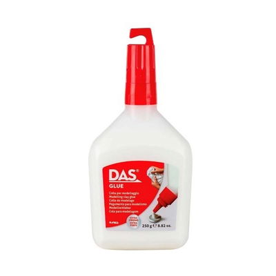 Flaska med lim till lufttorkande lera, DAS Glue, 250 gram