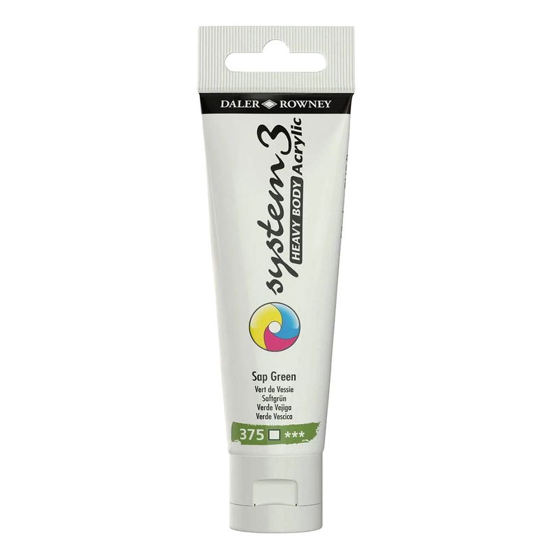 System3 Heavy Body akrylfärg Sap Green 375 i tub