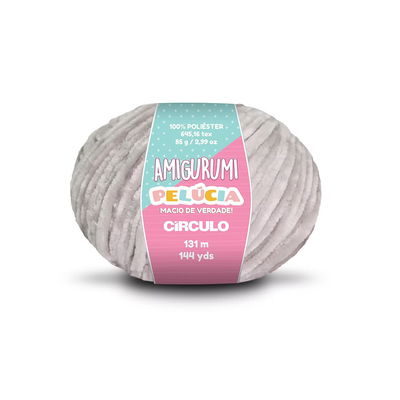 Circulo Amigurumi Pelúcia Rock Corey 85 g polyestergarn med sammetslen yta för amigurumis och gosedjur