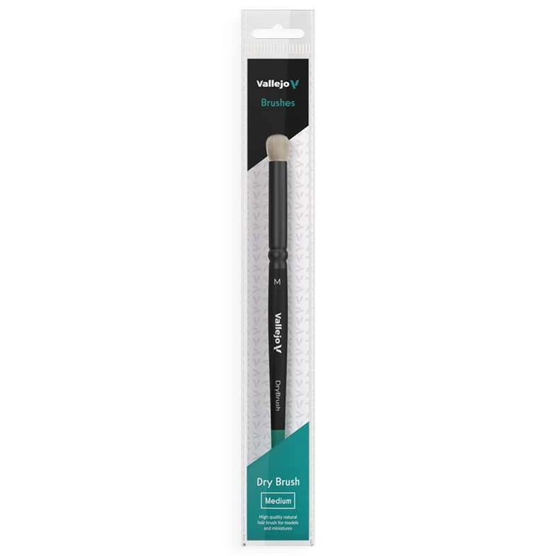 Förpackning med Vallejo Dry Brush Medium, torrborstningspensel
