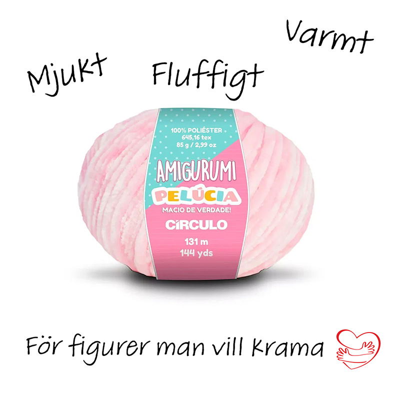 Mjuka figurer med personlighet - Amigurumi. Hitta både garn och mönster här!