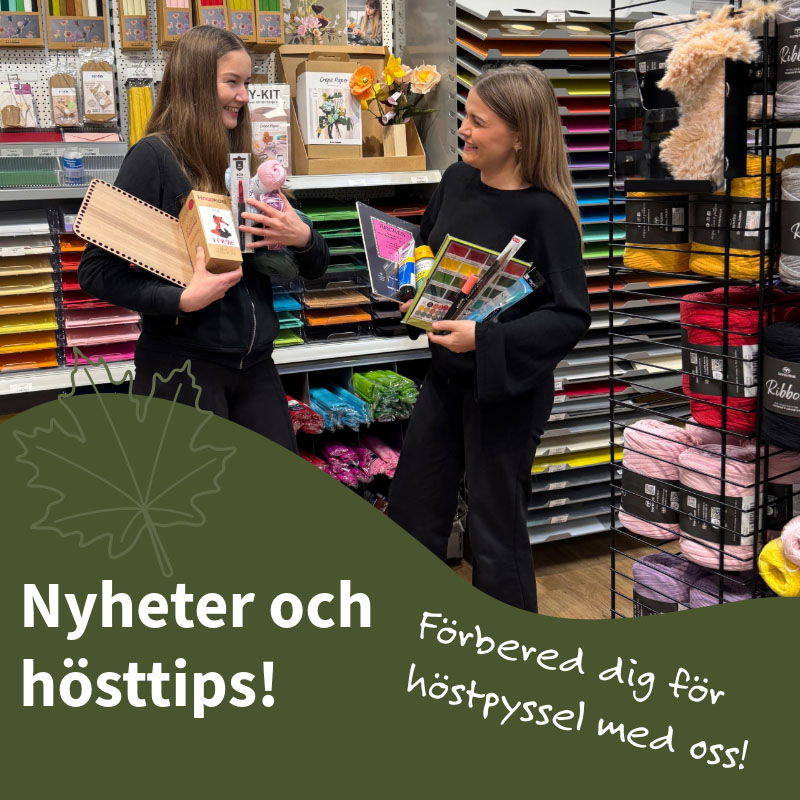 Höstnyheter och hösttips!