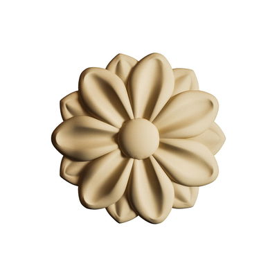 Träornament Flower Sphere, dia 4 cm Flexible Wood, Flower Sphere. Dekorativa träornament av böjbart trä