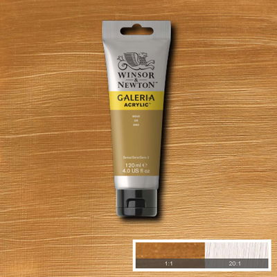 Tub med 120 ml akrylfärg. Winsor & Newton Galeria Gold