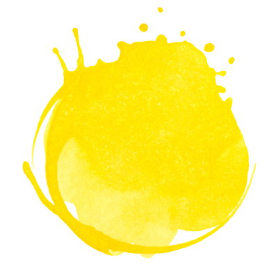Yellow Medium Azo färgprov Liquitex Acrylic Ink 30 ml