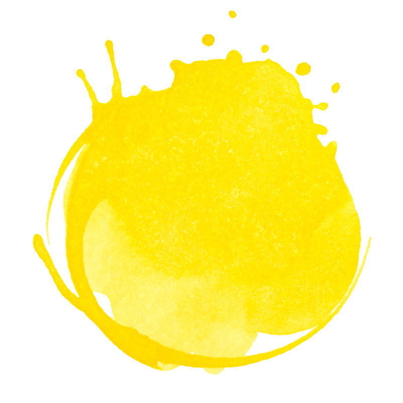 Yellow Medium Azo färgprov Liquitex Acrylic Ink 30 ml