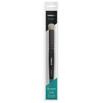 Förpackning med Vallejo Dry Brush large, torrborstningspensel