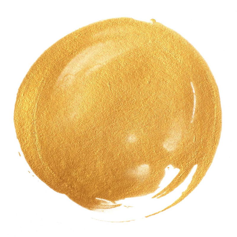 Iridescent Bright Gold färgprov Liquitex Acrylic Ink 30 ml