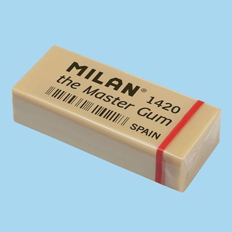 MILAN master gum ett radergummi för konstnärer