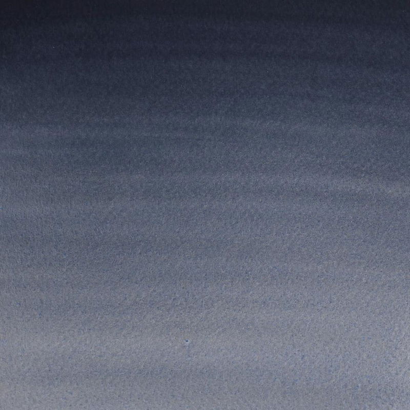 Färgprov (swatch) Cotman akvarellfärg Payne’s Gray