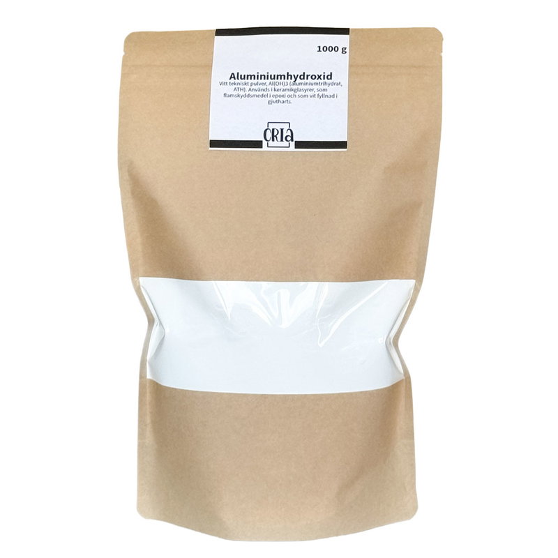 Aluminiumhydroxid 1 kg till keramik, glasyrer, epoxi och mer