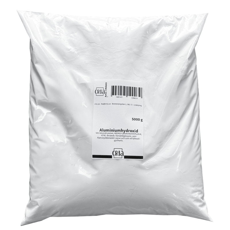 Aluminiumhydroxid 5 kg till gjutning, flamskydd och keramikglasyrer