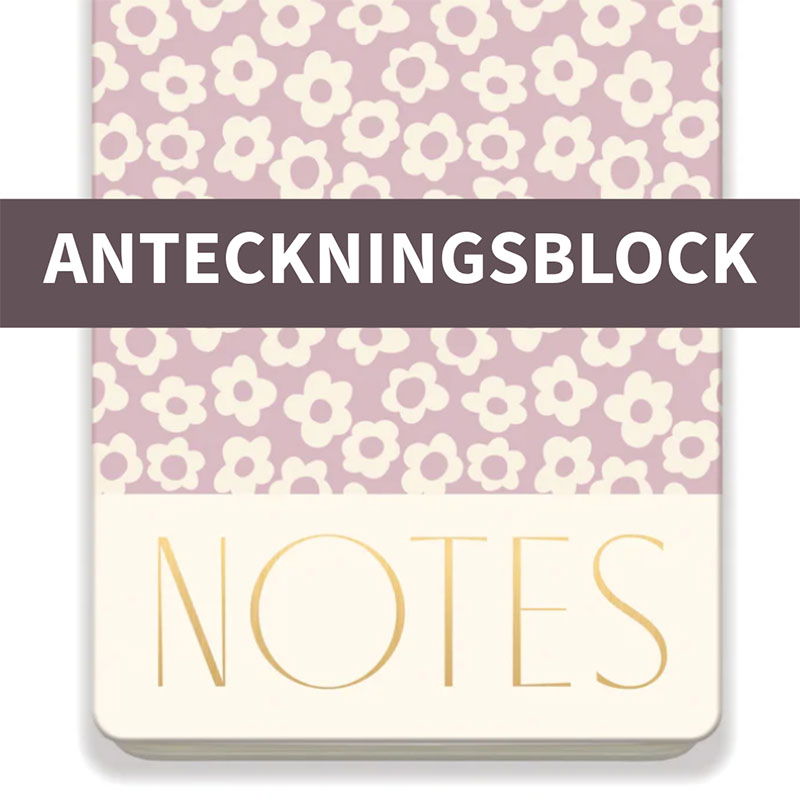 Skrivglädje på riktigt - designade anteckningsblock hos Cria