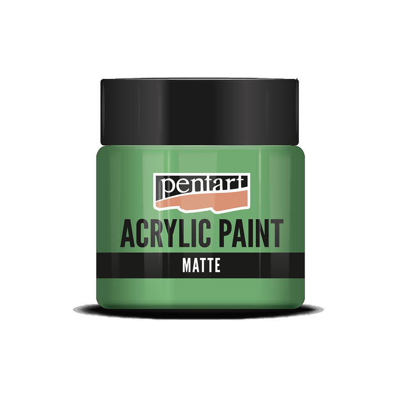 Matt akrylfärg Parrot Green, 50 ml, Pentart Acrylic
