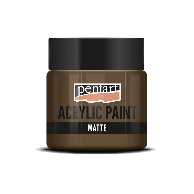 Matt akrylfärg Light Brown, 50 ml, Pentart Acrylic