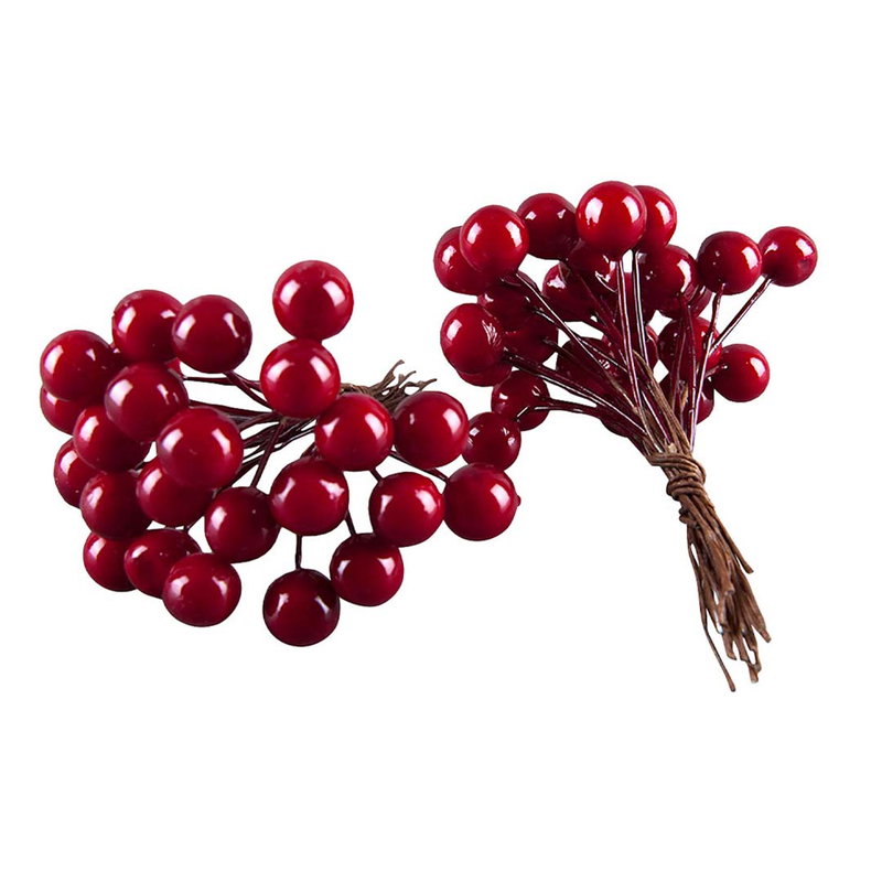 Rött bärknippe med pinnar