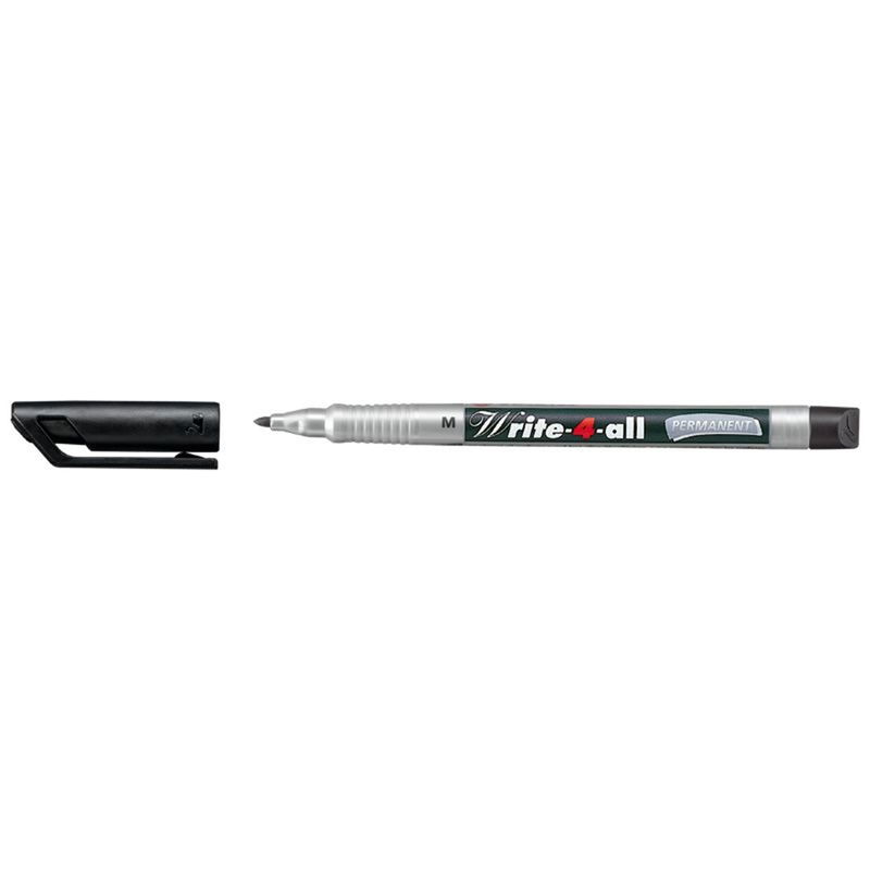 STABILO Write-4-all svart permanentpenna 1.0 mm med kork