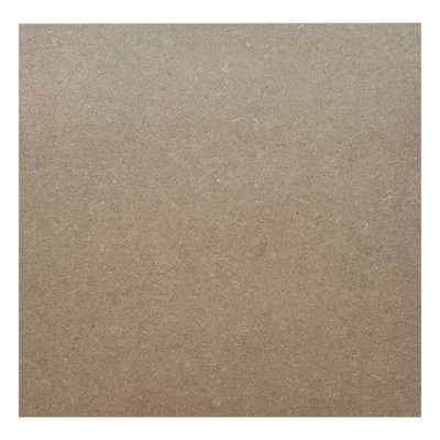 MDF-skiva 4 mm 40x40 cm sett rakt framifrån med slät yta