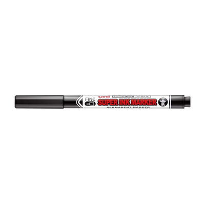 Uni Super Ink Marker med kork, märkpenna till nästan alla material