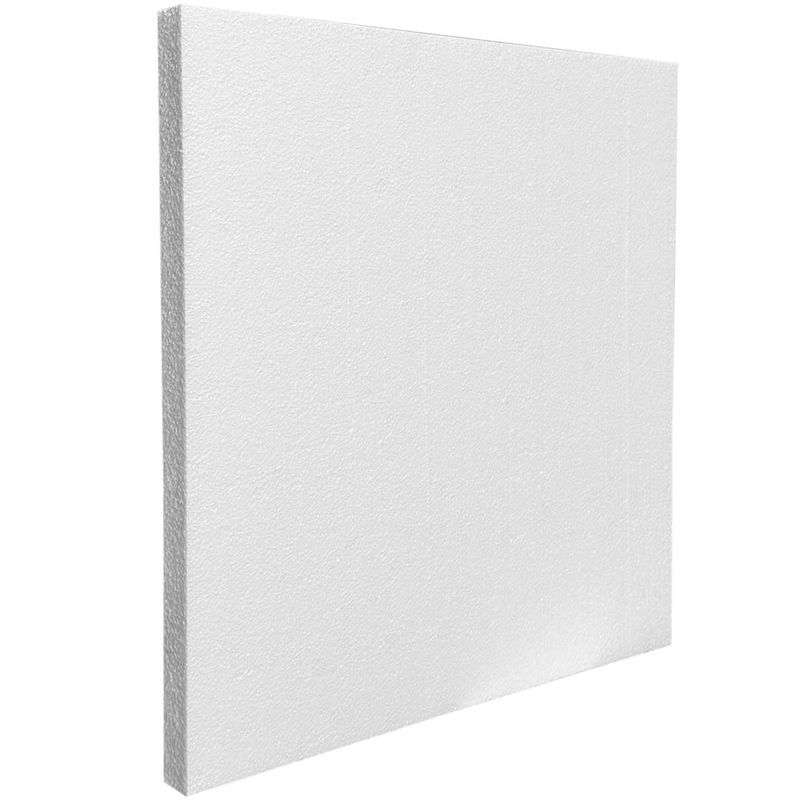 Frigolitplatta 50x50 cm med 3 cm tjocklek