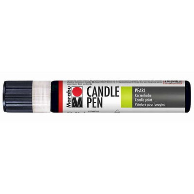 Marabu Candle Pen Pearl Black 25 ml med påsatt kork för ljusdekoration