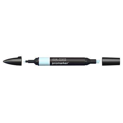 Winsor & Newton Promarker Cool Aqua C429 marker med bred snedskuren spets och smal rund spets