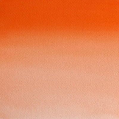 Färgprov av Winsor & Newton Professional Water colour Winsor Orange (Red Shade)