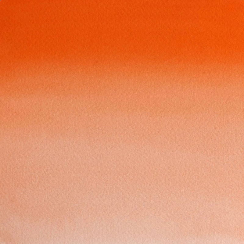 Färgprov av Winsor & Newton Professional Water colour Winsor Orange (Red Shade)