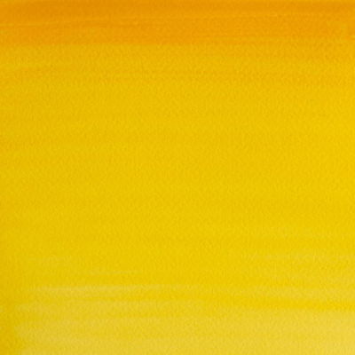 Färgprov (swatch) Cotman akvarellfärg Cadmium yellow Hue