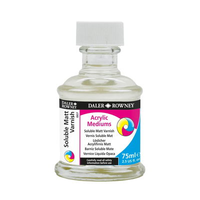 Daler-Rowney System3 Acrylic Matt Soluble Varnish 75 ml