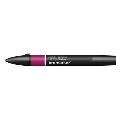 Winsor & Newton Promarker Maroon M544 marker med dubbelspets frilagd på vit bakgrund