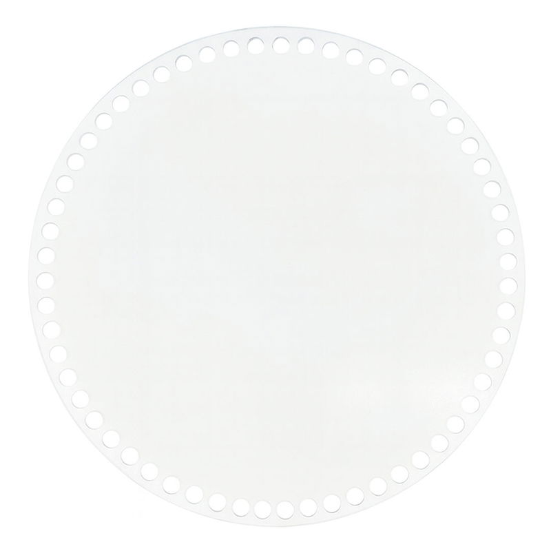 Genomskinlig korgbotten tillverkad av Plexiglas. Storlek 25 cm