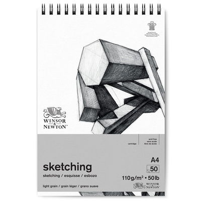 Winsor & Newton Sketch Pad A4 110 g 50 ark spiralbundet skissblock