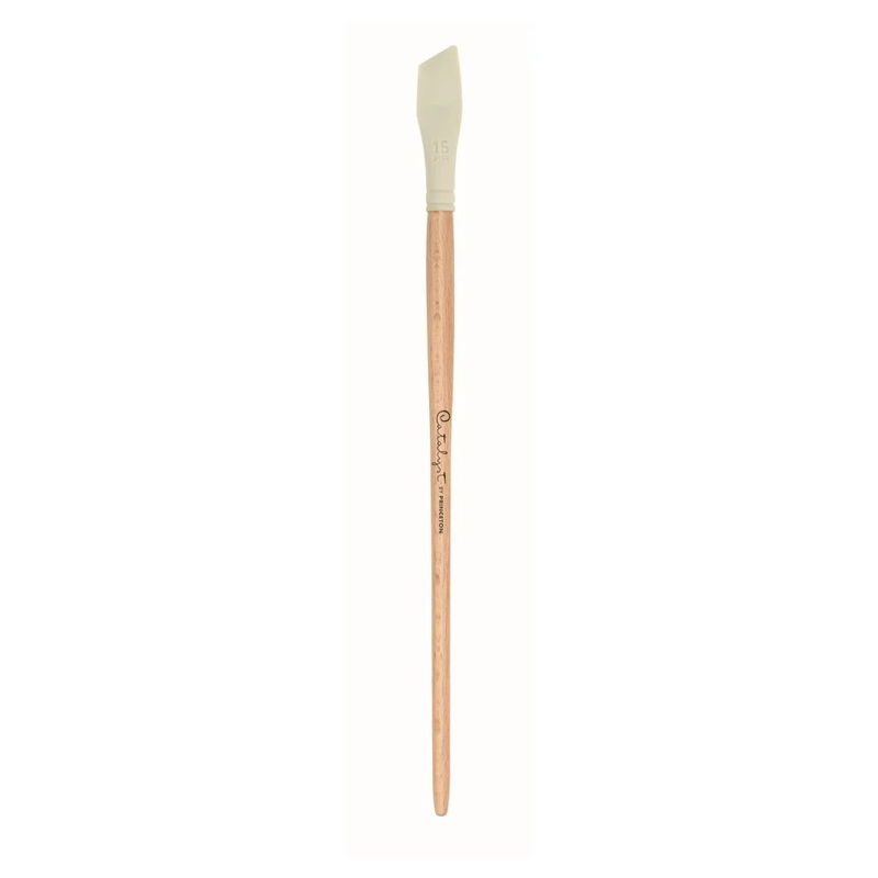 Princeton Catalyst Silicone blade, silikonverktyg på trähandtag till konst, lera och livsmedel, No. 6, Size 15
