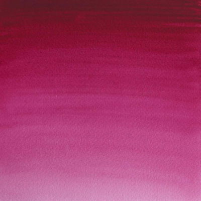 Färgprov av Winsor & Newton Professional Water colour Permanent Magenta