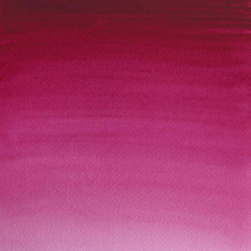 Färgprov av Winsor & Newton Professional Water colour Permanent Magenta