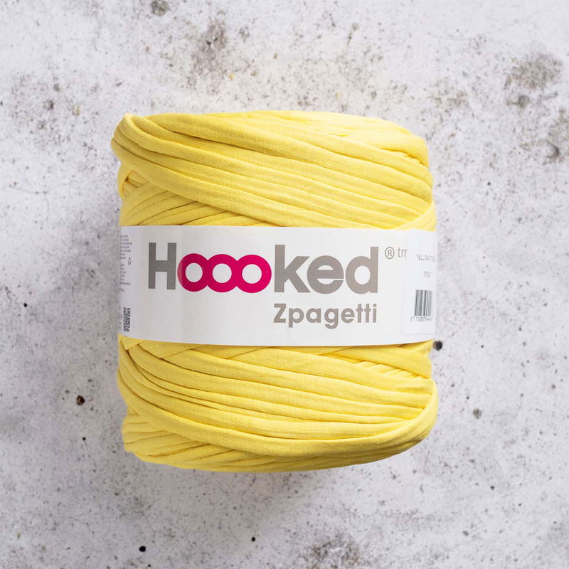 T-shirtgarn Zpagetti. Extra tjockt trikågarn av 100% återvunnen textil