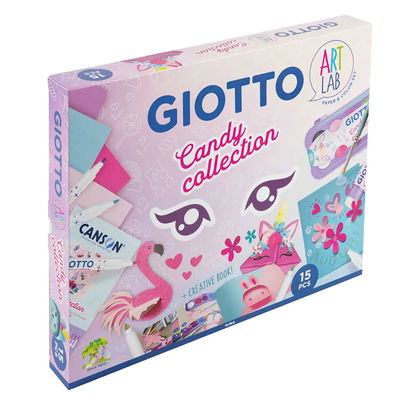 Giotto Candy Collection Art Lab Giotto Candy Collection Art Lab, stort kreativit paket för små konstnärer. Kvalitetsmaterial