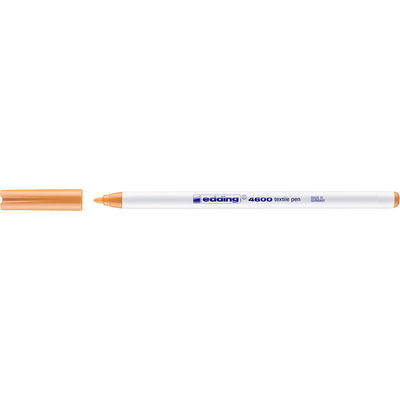 Textilpenna ljusorange Textilpenna med 1 mm spets. Tvättbar i 60 grader. Färg: Ljusorange