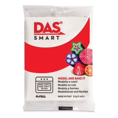DAS Smart polymerlera Scarlet Red 57 g för ugnshärdning