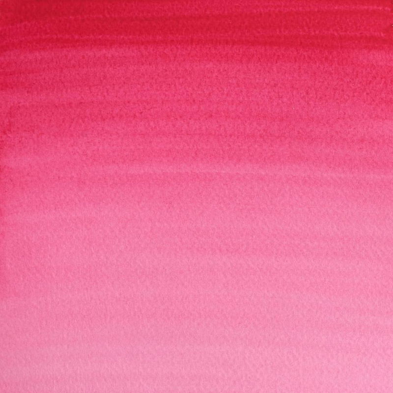 Färgprov (swatch) Cotman akvarellfärg Permanent Rose