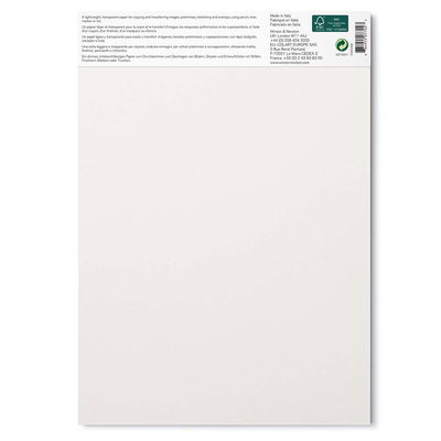 Baksida av Winsor & Newton Tracing Paper A4 70 g 40 ark